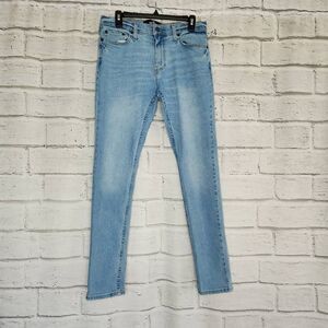 Hollister Epic Flex Stretchable Medium Wash Skinny Jeans Blue Denim Size 30x32